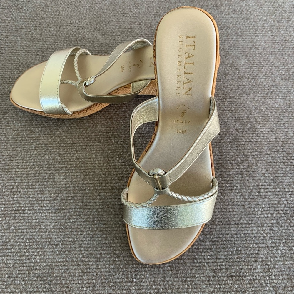 Italian Shoemakers Women's Silver Sandals